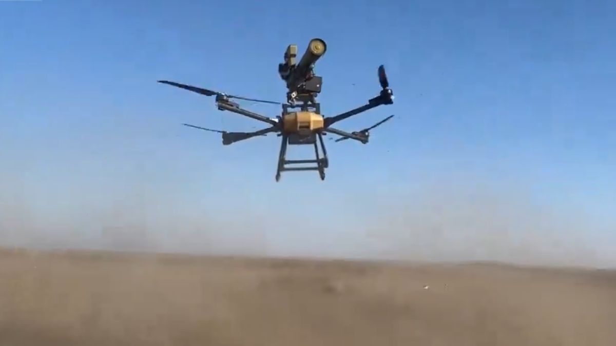 Ukraine Uses FPV Drones With Makeshift RPG-7 Explosives