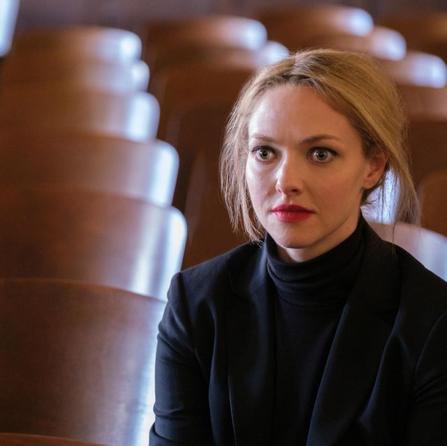 the dropout    “old white men”   104    walgreens is enticed by elizabeth to seal the deal on a new partnership with theranos ian tries to investigate whats going on behind closed doors elizabeth holmes amanda seyfried, shown photo by beth dubberhulu