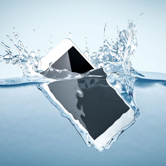 dropped phone in water