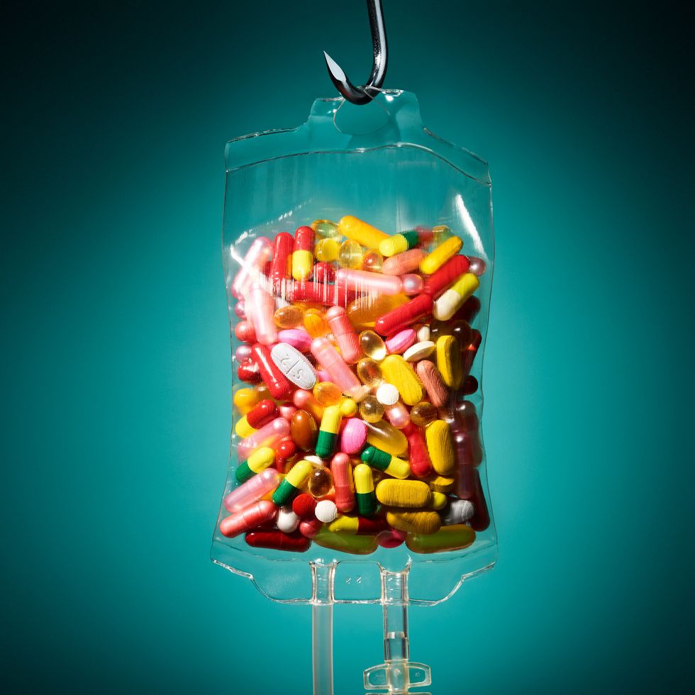 a glass jar full of candy