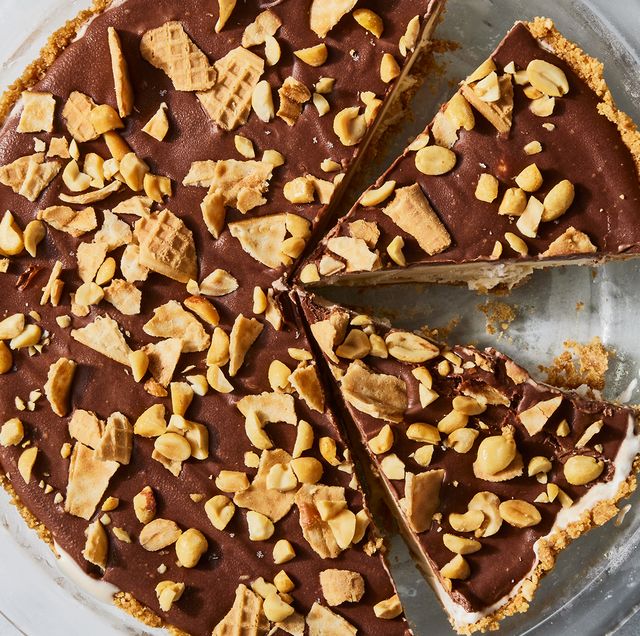 No Bake Nutella, Peanut Butter and Marshmallow Pie Recipe