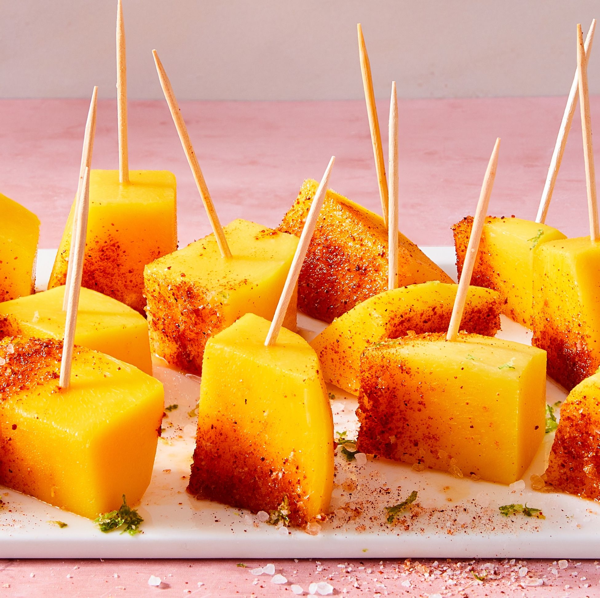 We've Soaked These Mango Bites In Tequila & Lime Juice For The Ultimate Party Treat