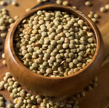 dry organic green lentils