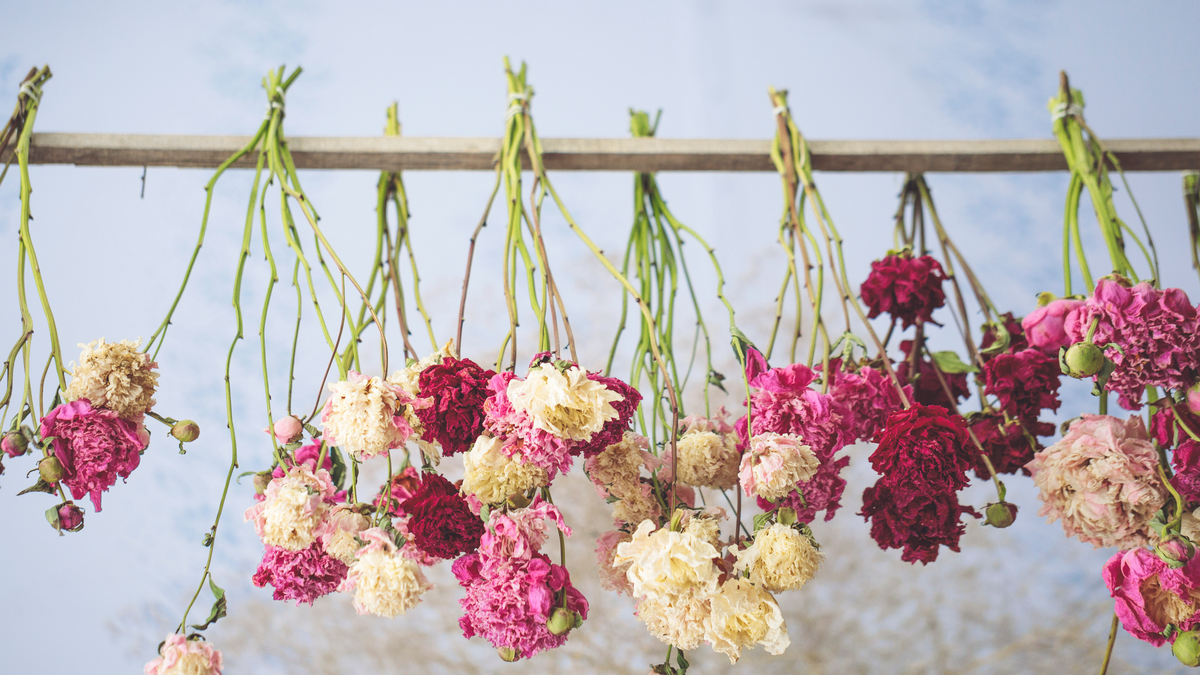 How to Dry Flowers: Preserve a Bouquet or Single Blooms