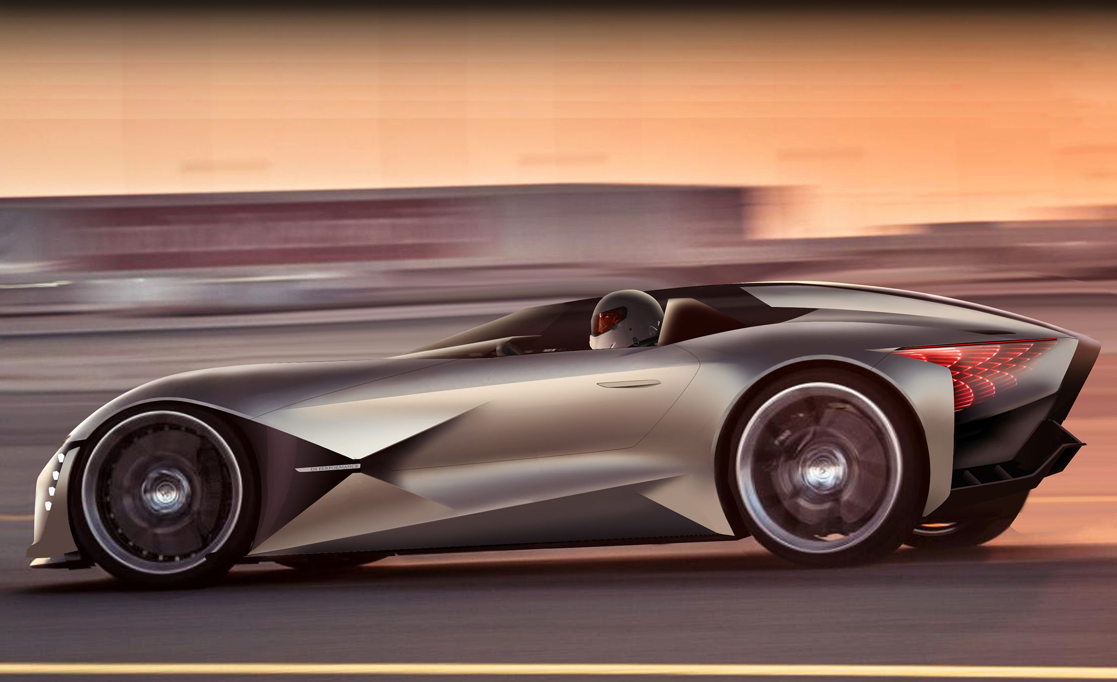 The Asymmetrical DS X E-Tense Is an Optical Illusion in Concept-Car Form, News