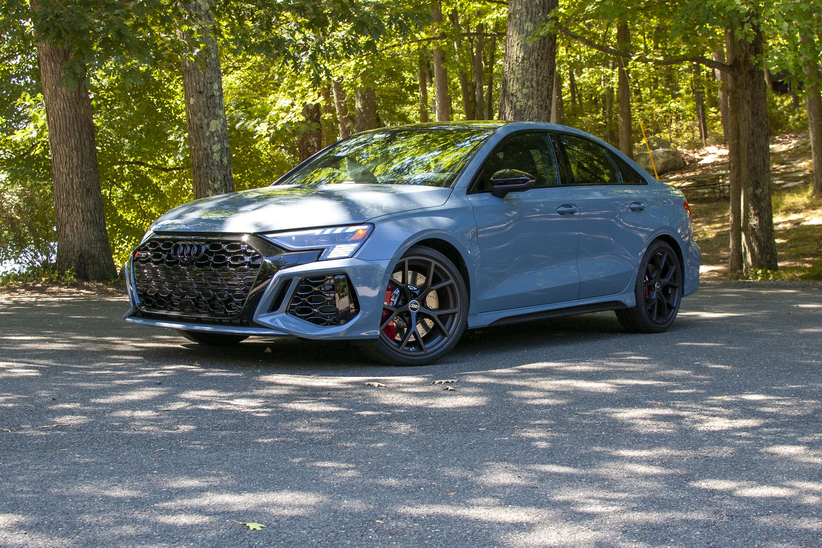 2023 Audi RS 3 Road Test Review: Narrow road, barely paved, could be bears  - Autoblog