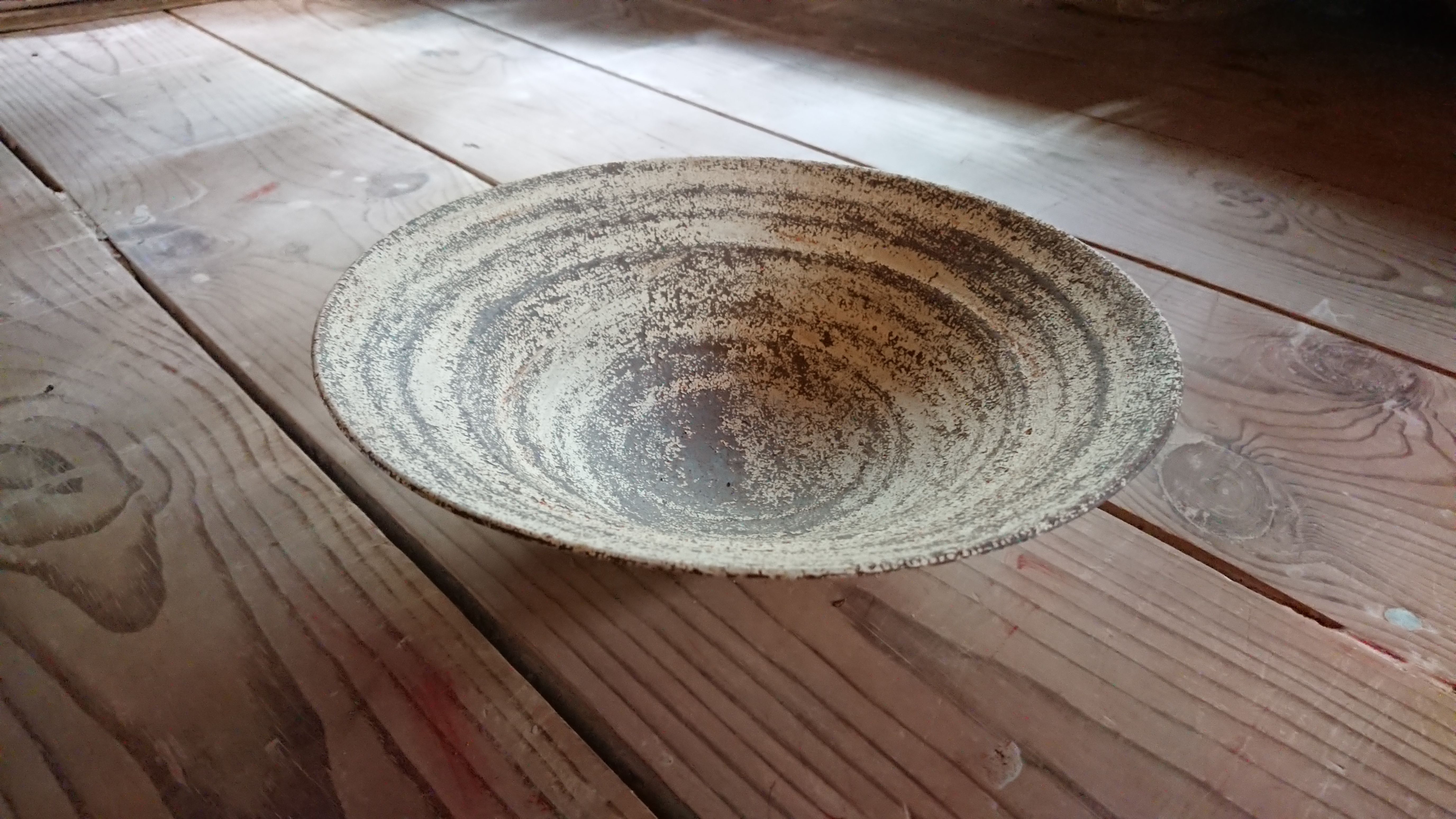 二階堂明弘 益楽黒茶碗 共箱 【美品】益子焼人気作家 工芸品