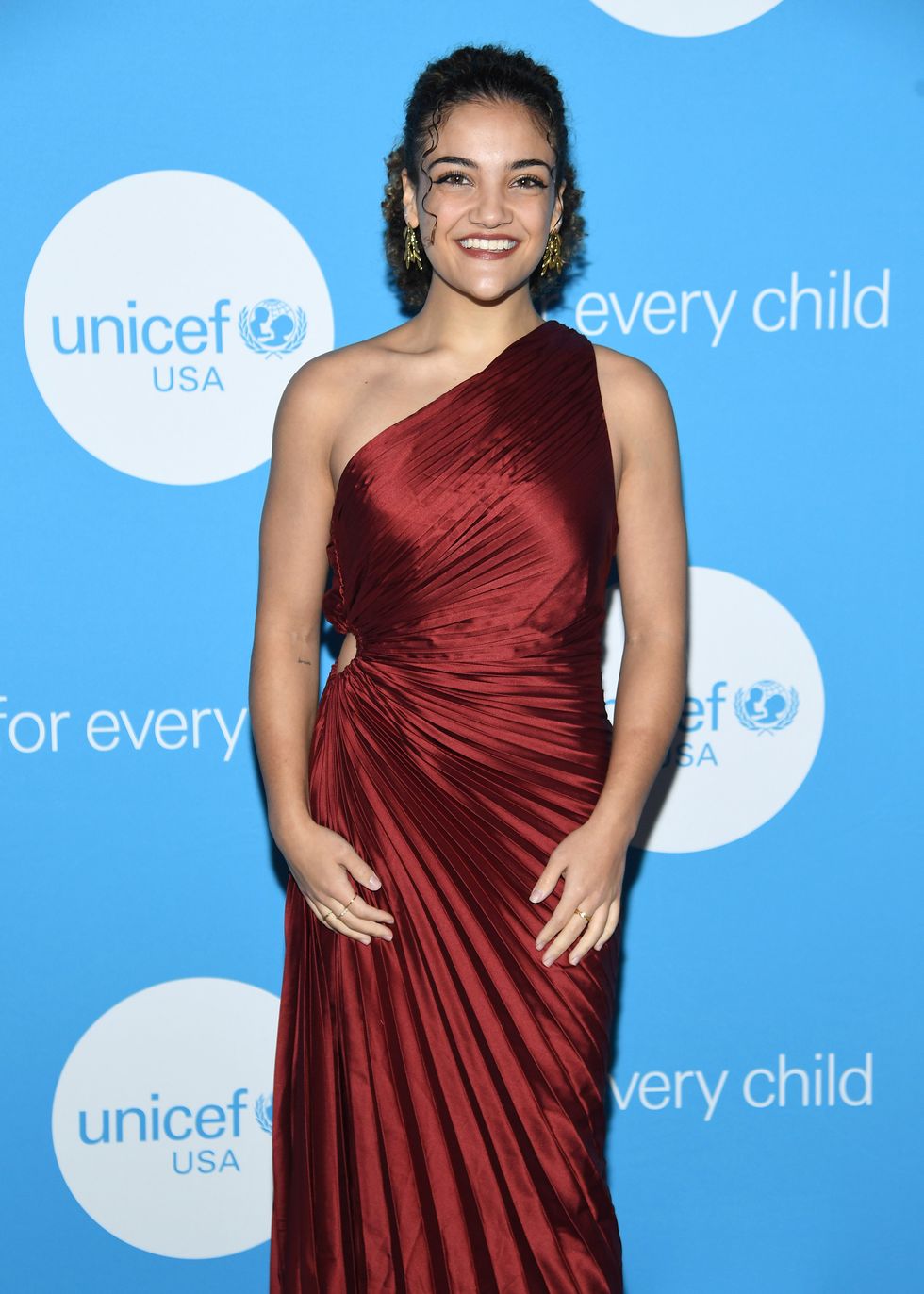 laurie hernandez ﻿at the unicef gala in new york city