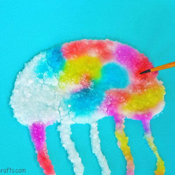 pride crafts rainbow jellyfish