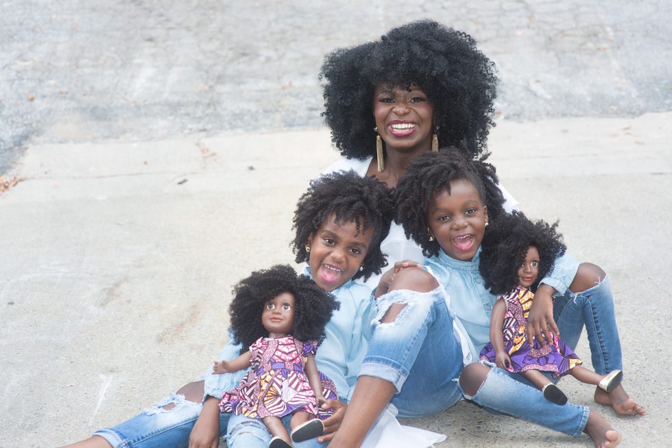 Mom creates black doll with natural hair for her daughter