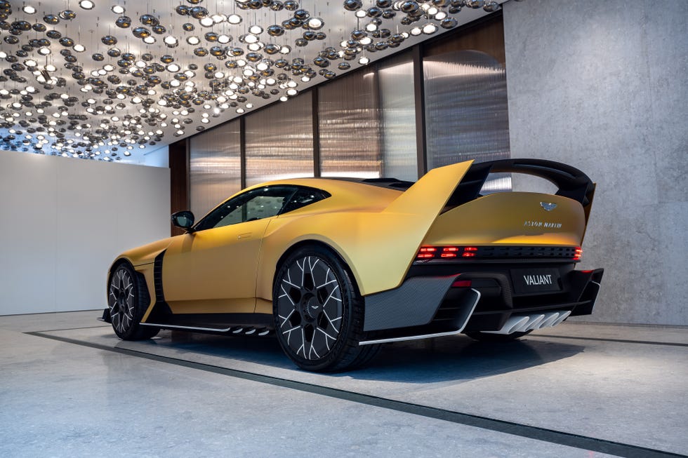 a yellow sports car