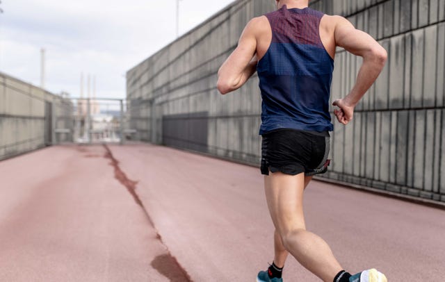 hombre, running, compressport