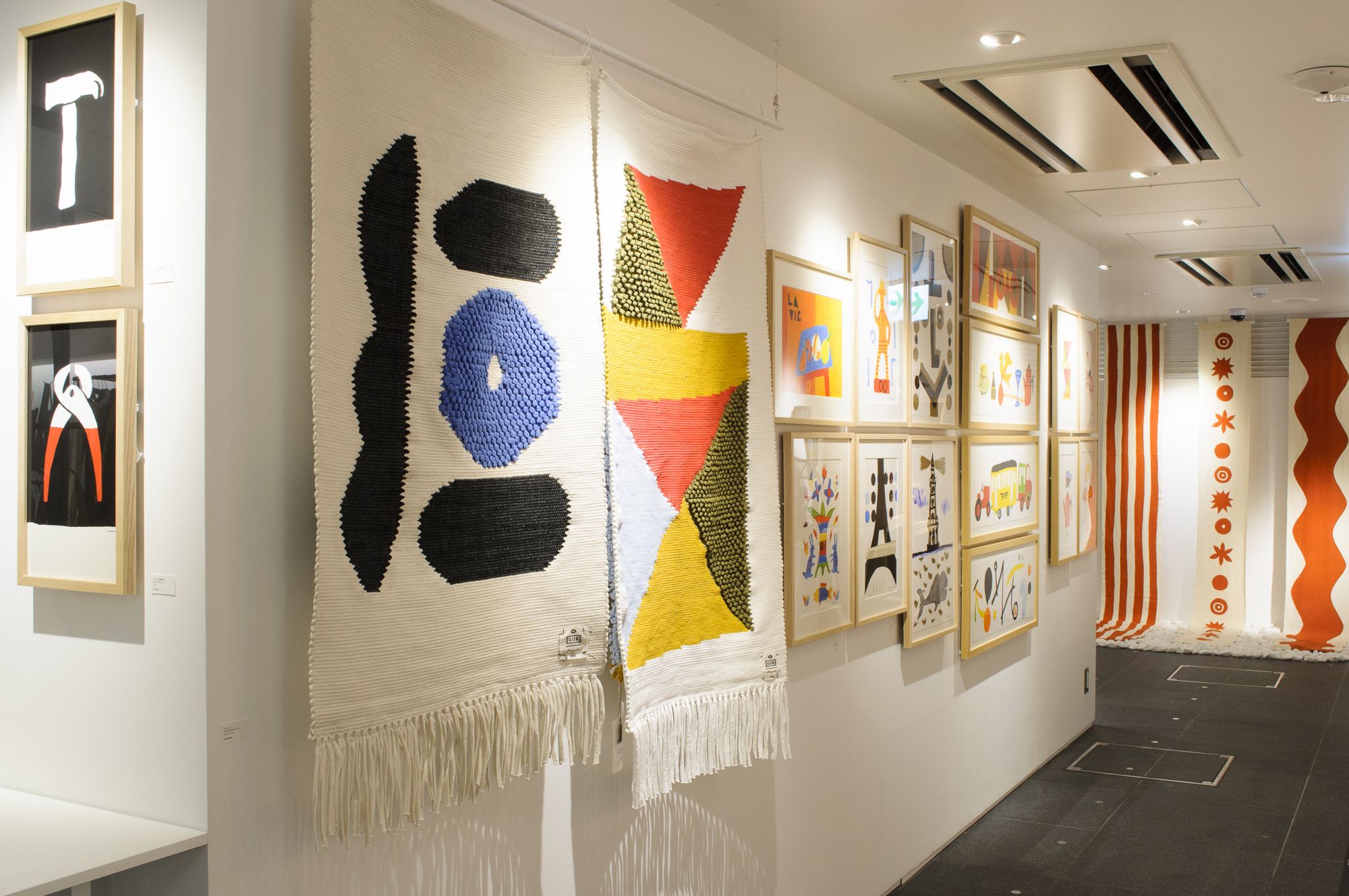 柚木沙弥郎展限定リトグラフ作品型染めIDEE日本民藝館イデー無印
