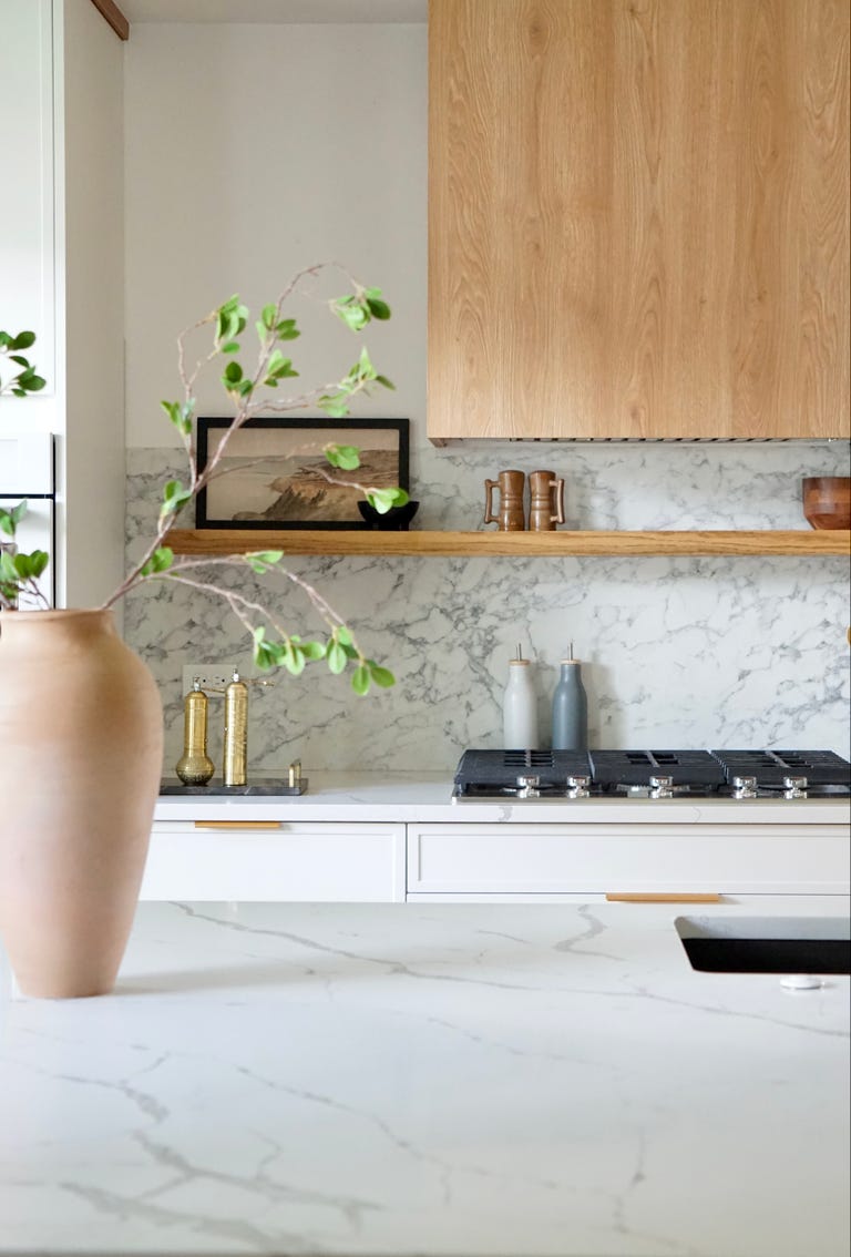 Katie Woodman's Colorado Kitchen Features a Clever Backsplash