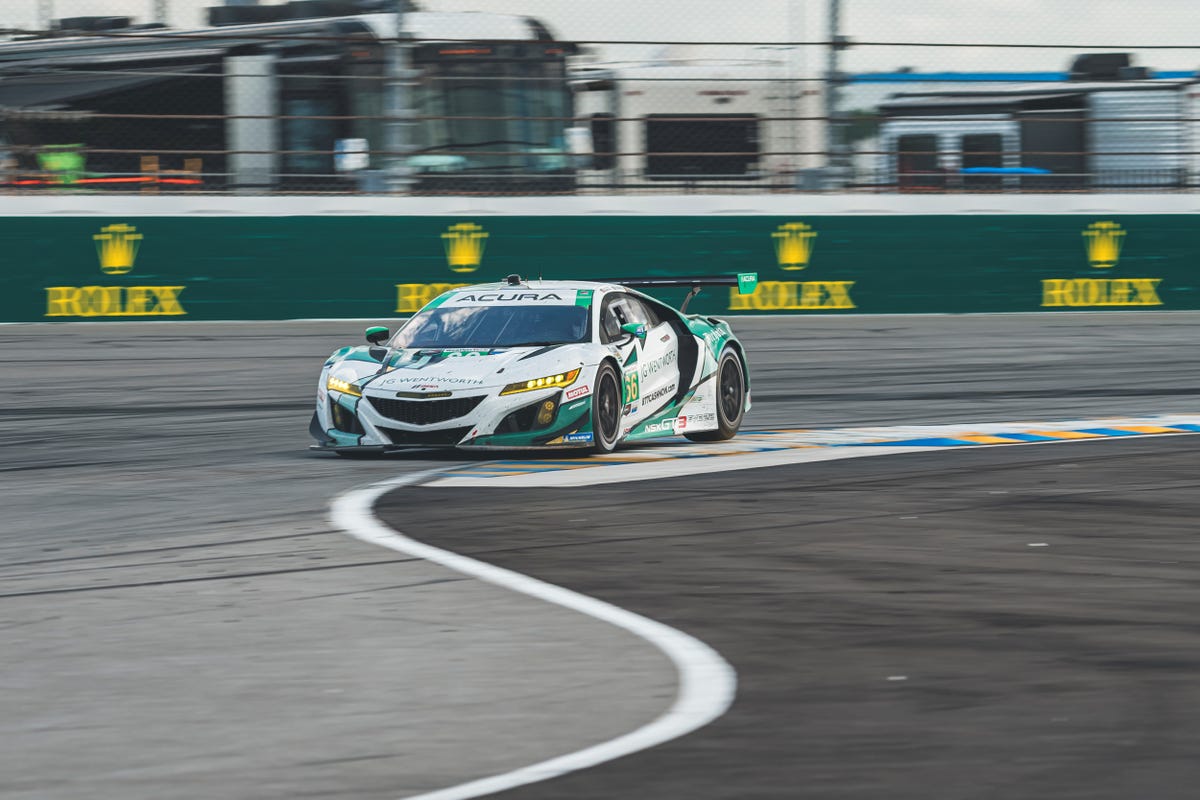 View Photos of the Acura NSX GT3 Evo22 at the 2024 Rolex 24