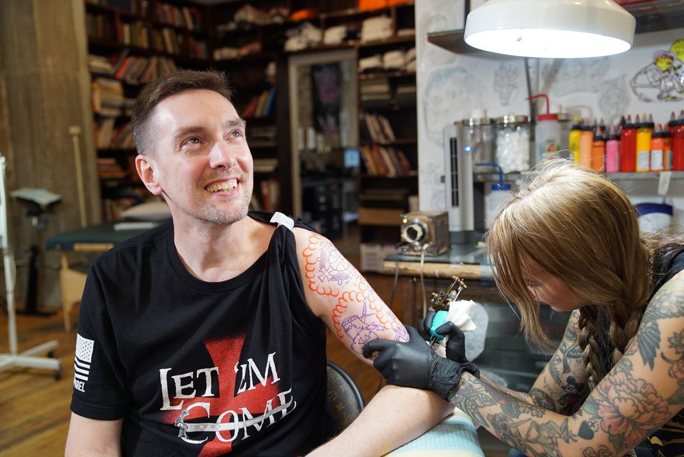 Tattoo, Arm, Tattoo artist, 