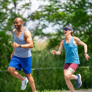 happy people running happy people running