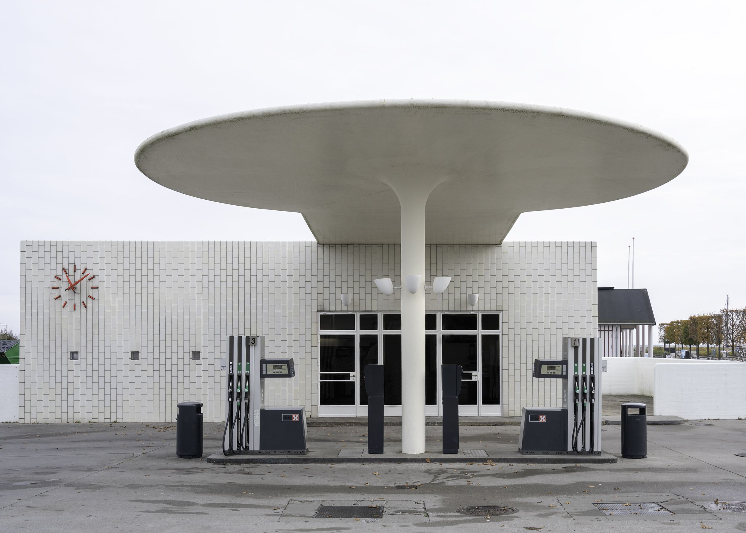 Una gasolinera que es una joya de la arquitectura del siglo XX