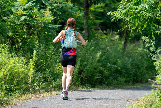woman running