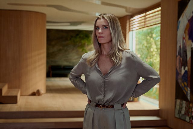 reservatet. marie bach hansen as cecile mike vinter jensen in reservatet. cr. courtesy of netflix © 2024