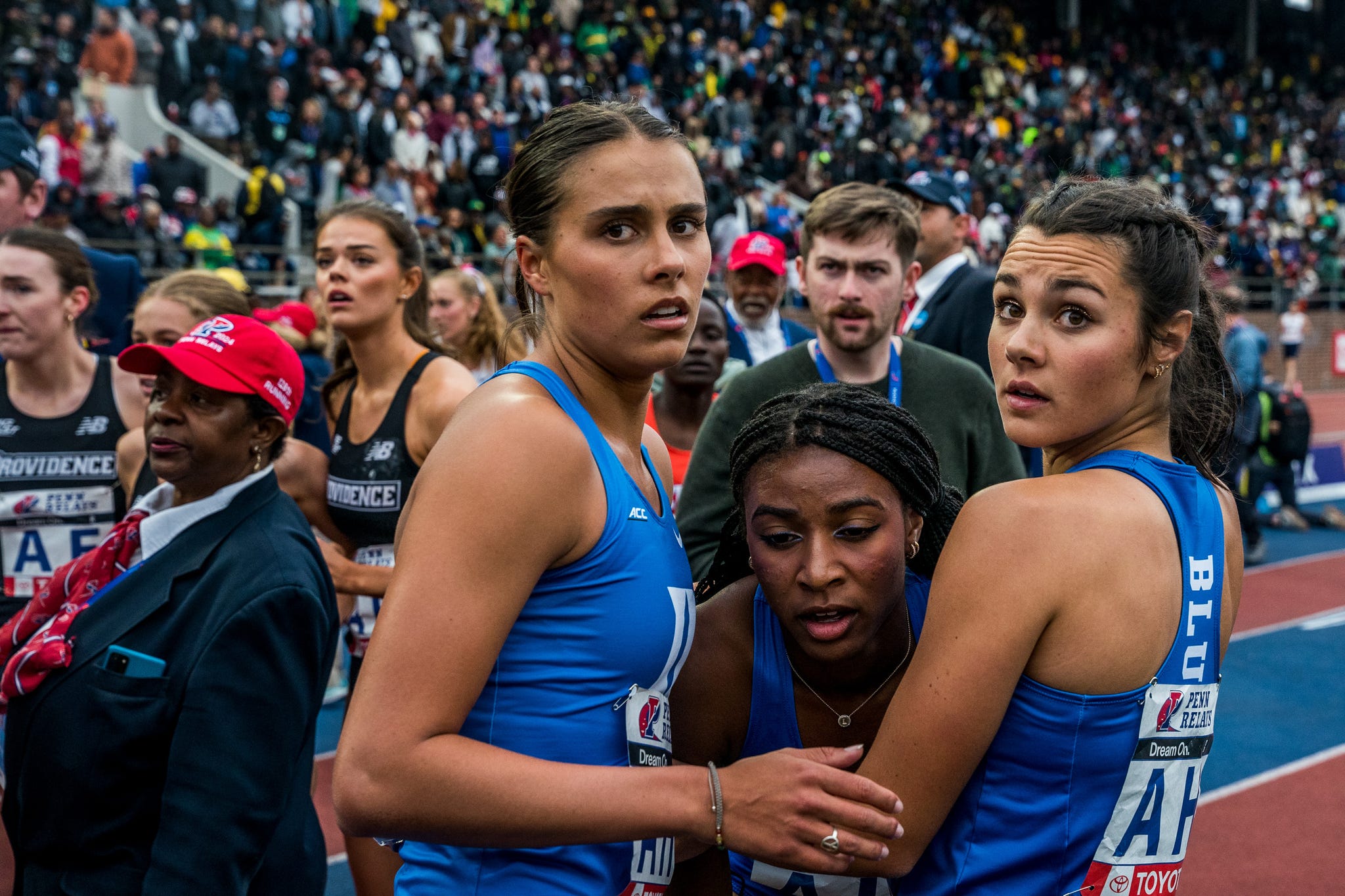 RWD a group of women after a running race