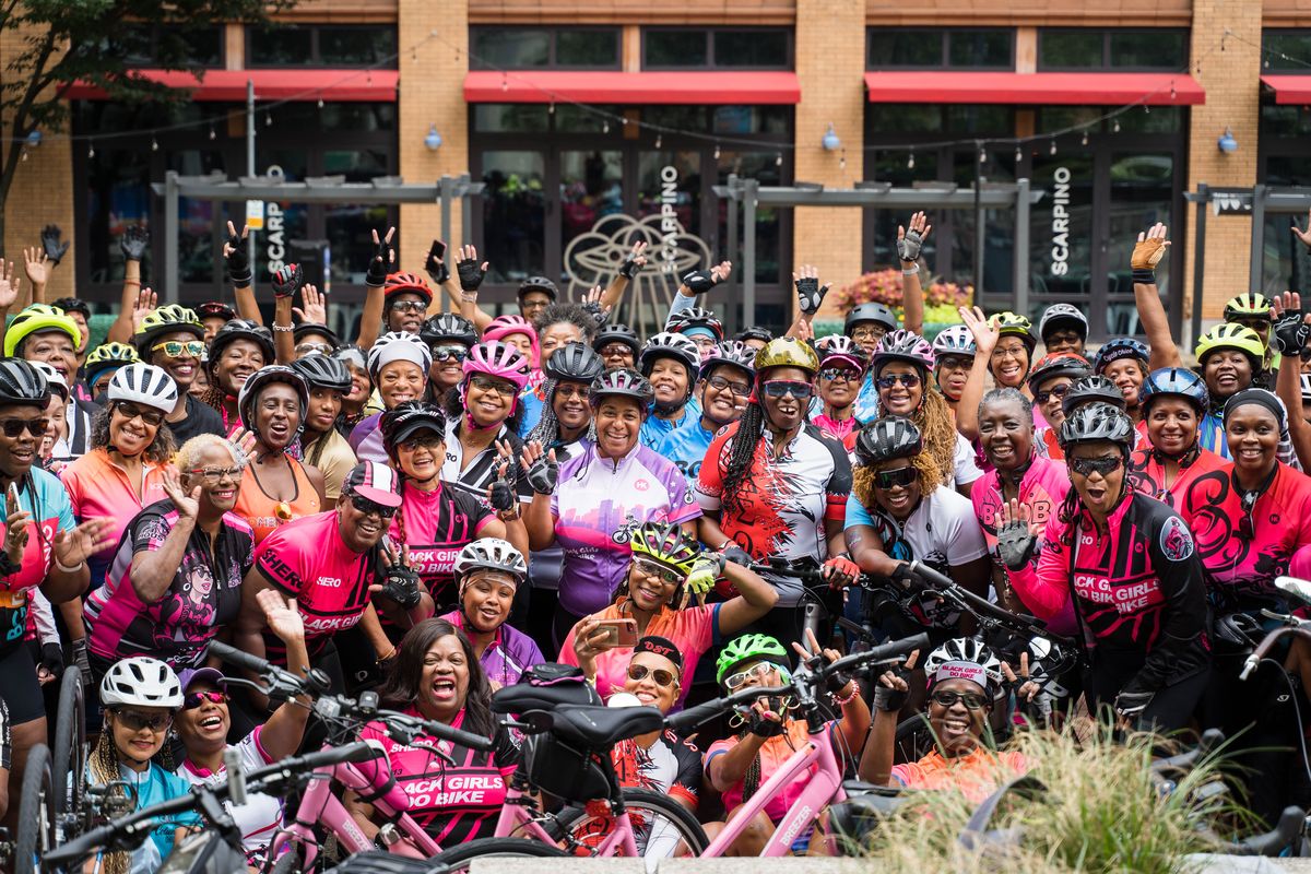 black girls do bike 2022 national meetup pittsburgh ride