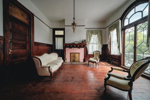 abandoned living room