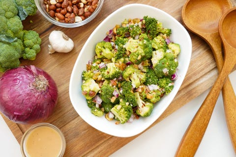 smoked peanut broccoli salad