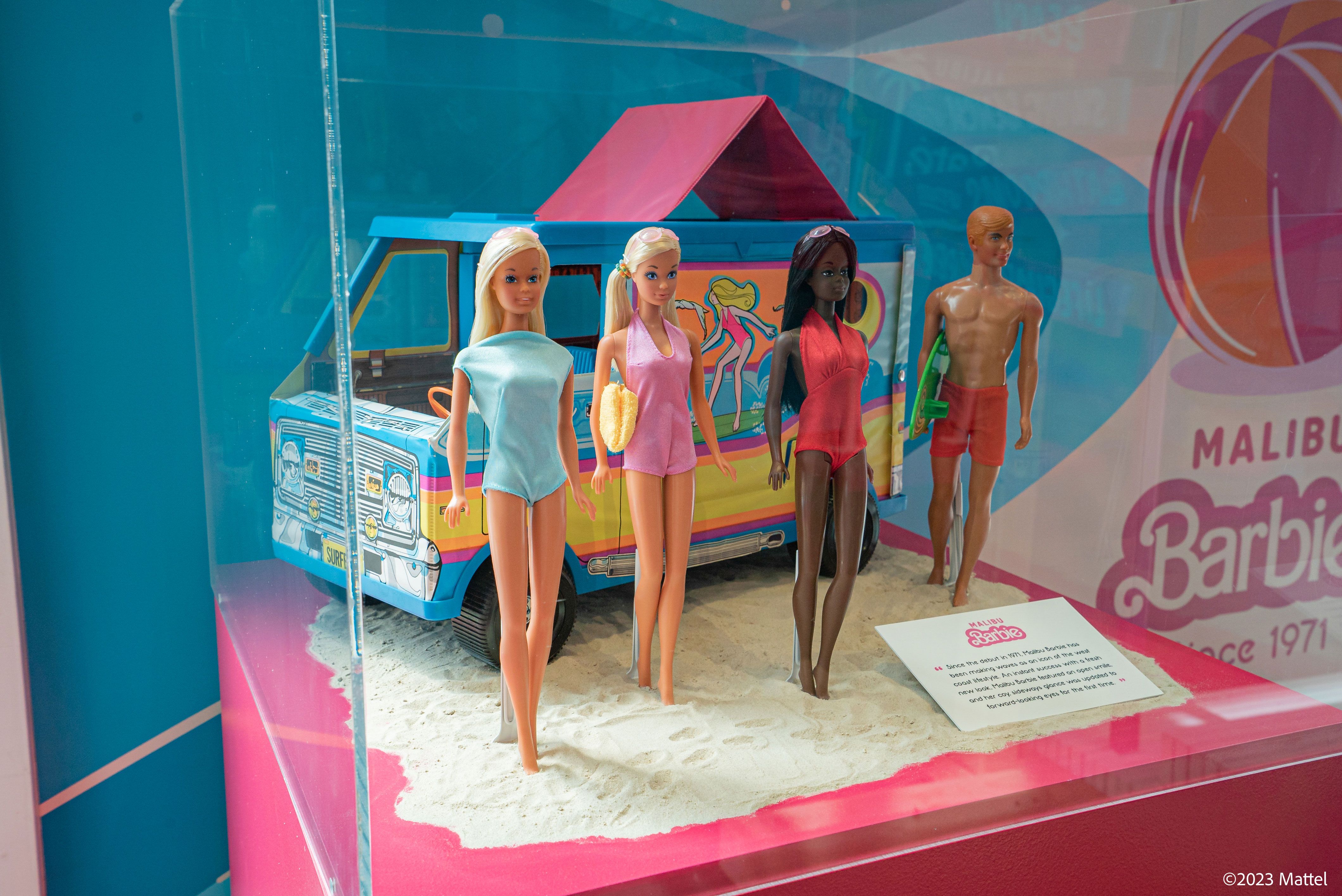 New York, USA. 07th Aug, 2023. View of the pop-up Malibu Barbie Cafe in New  York, NY, August 7, 2023. The recently release movie “Barbie”, directed by  Greta Gerwig, topped $1 billion