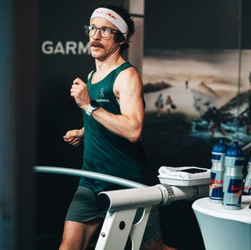 100k treadmill record