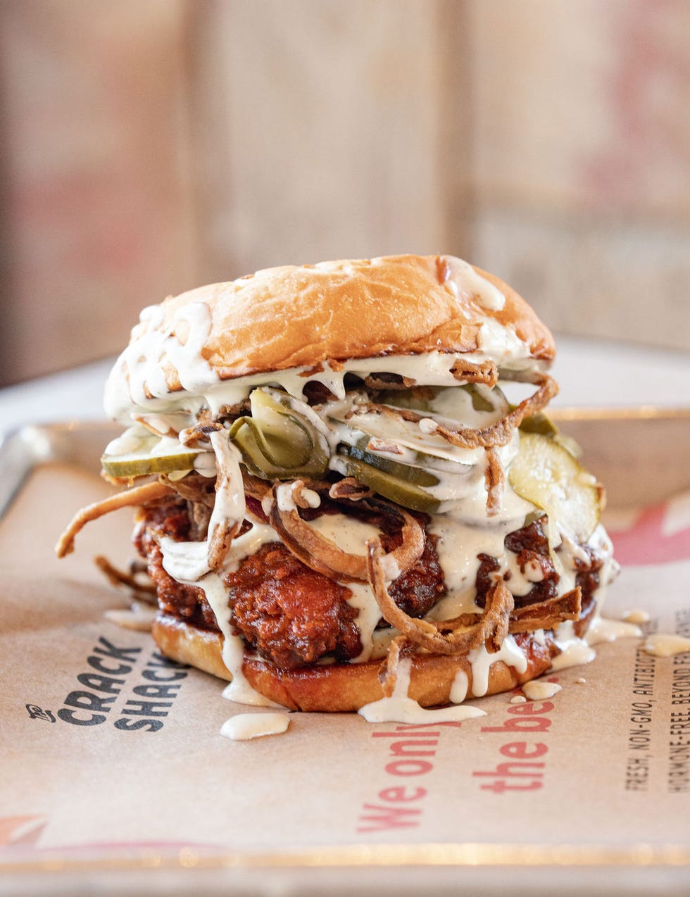 the crack shack fried chicken sandwich