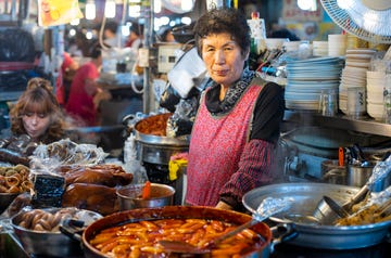 gwangjang market in seoel