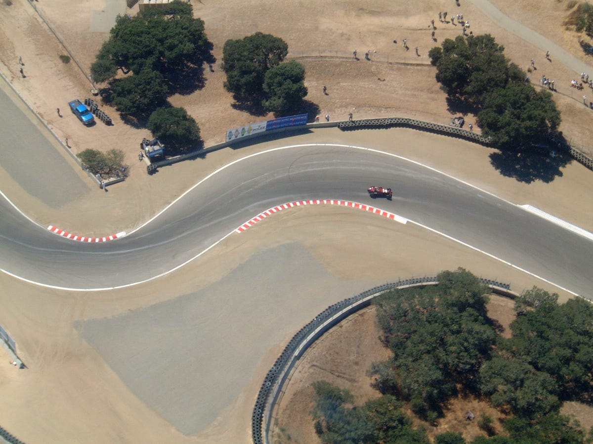 corkscrew track