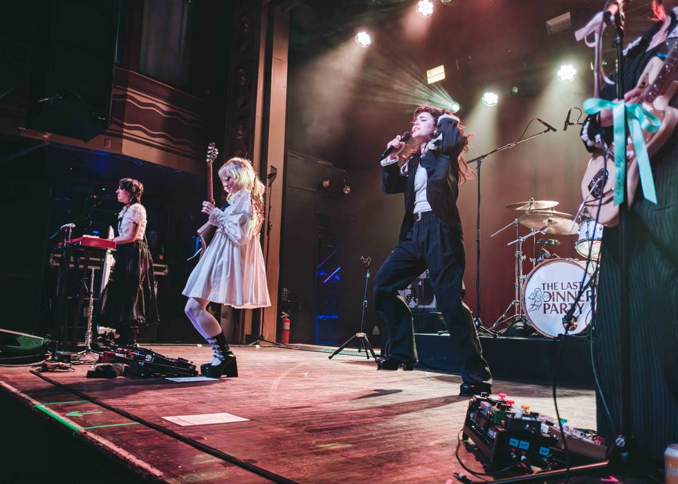 a group of people on a stage