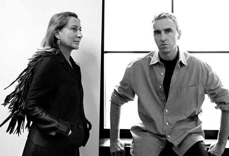 Raf Simons announced as Prada co-creative director