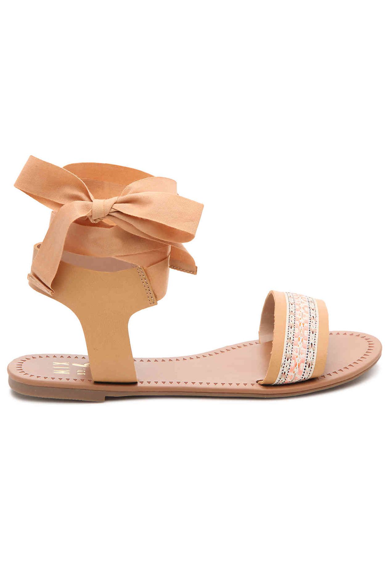 Dsw gold hot sale flat sandals