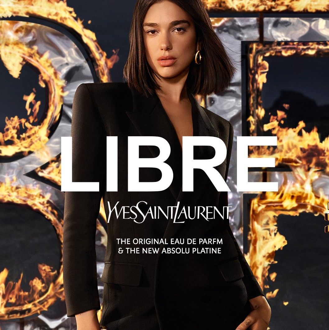 Dua Lipa Yves Saint Laurent Libre Intense Campaign