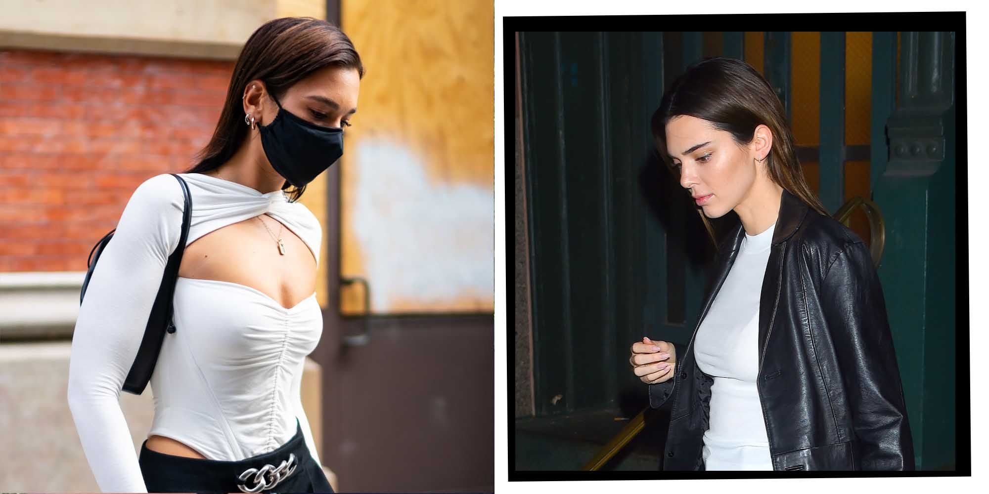 Kendall Jenner White Bodysuit Instagram