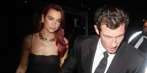 dua lipa and callum turner spotted leaving baftas party together