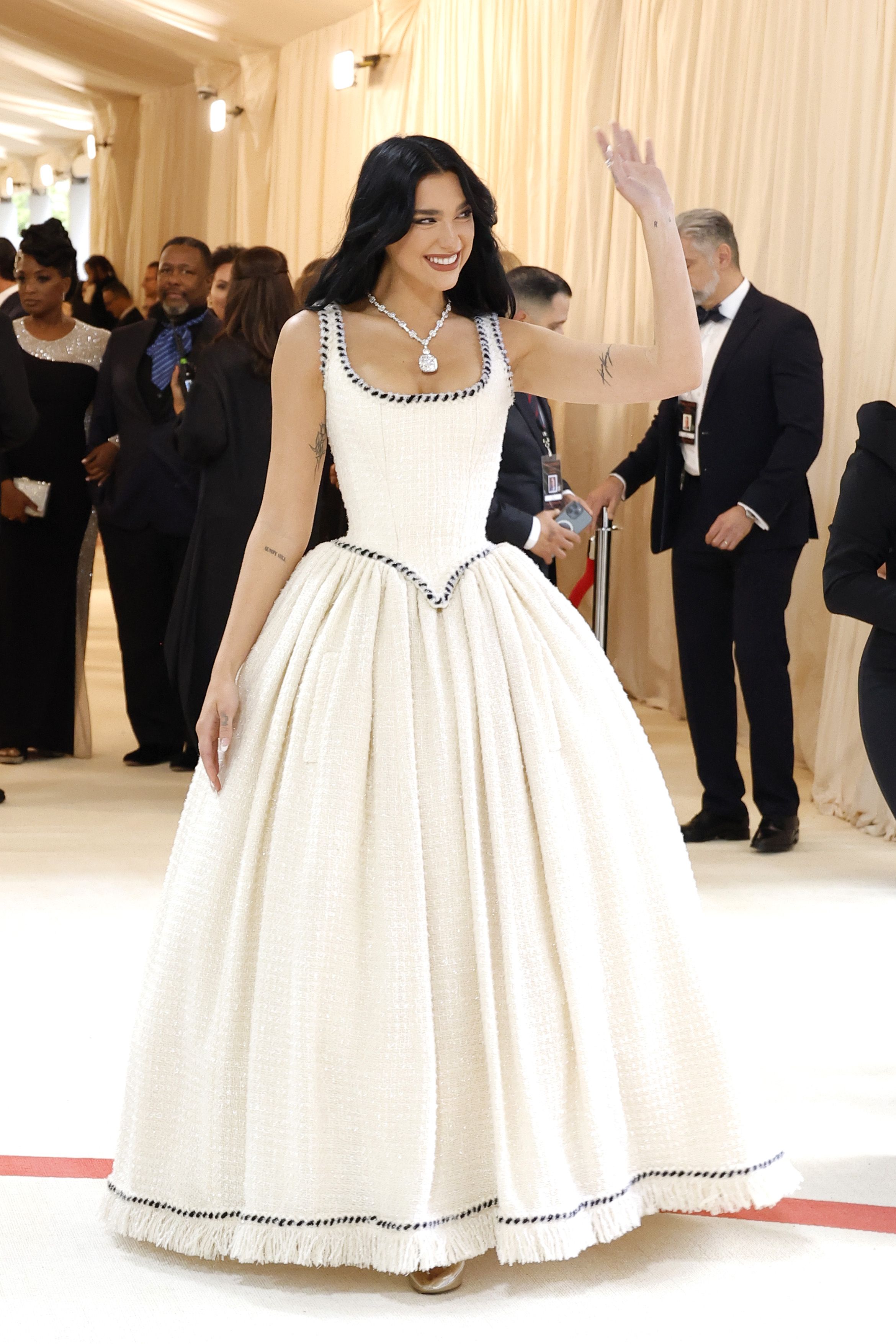 Dua Lipa's 2023 Met Gala Dress and $10 Million Diamond Necklace
