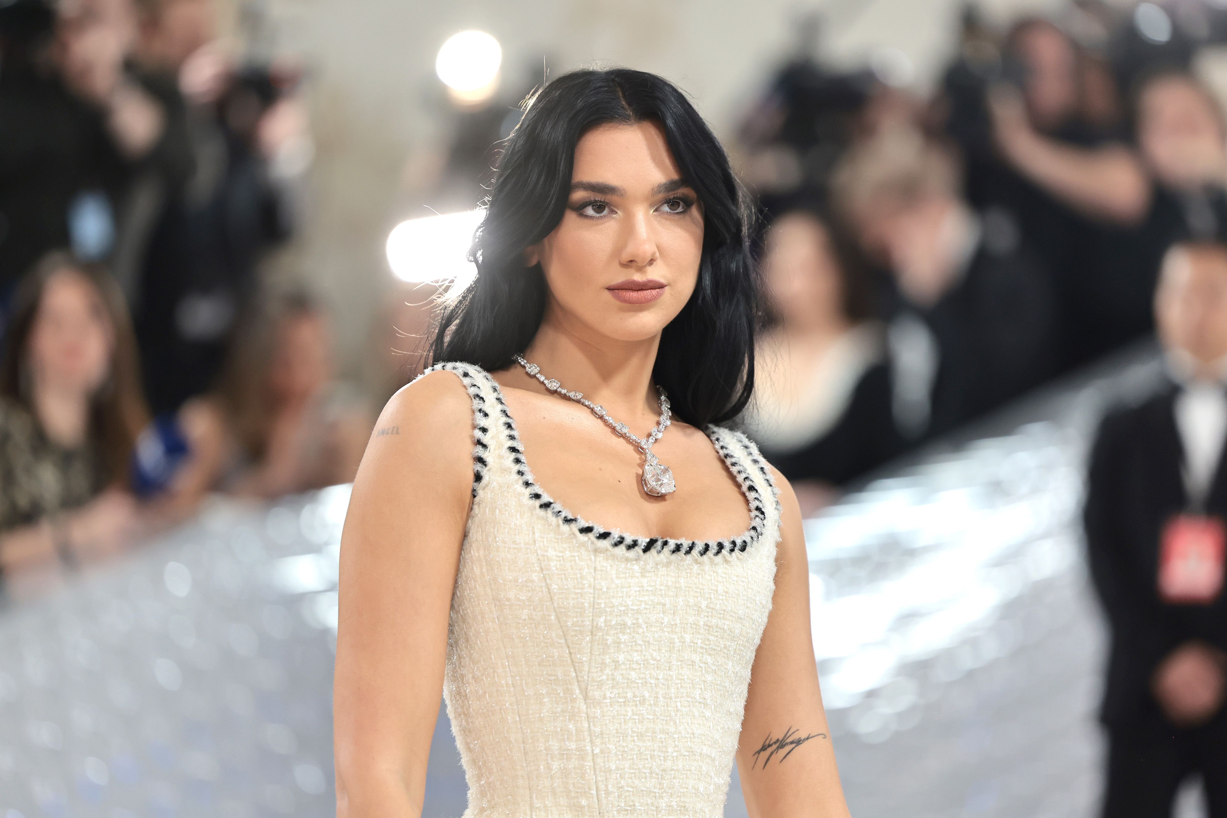 Dua Lipa Just Wore White to a Wedding