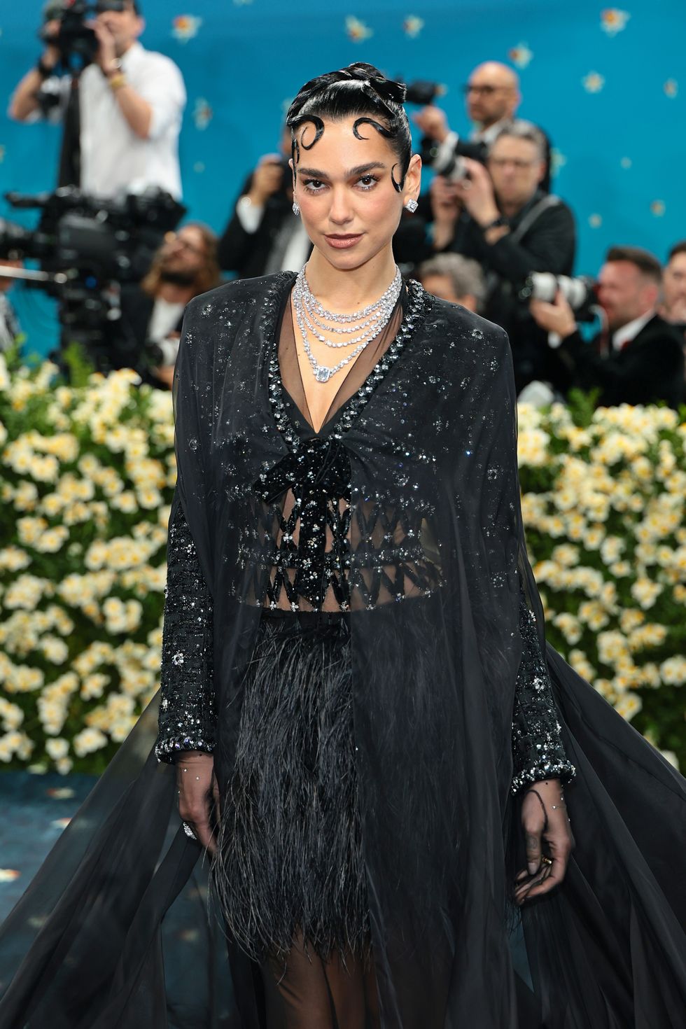 the 2025 met gala celebrating "superfine: tailoring black style" arrivals