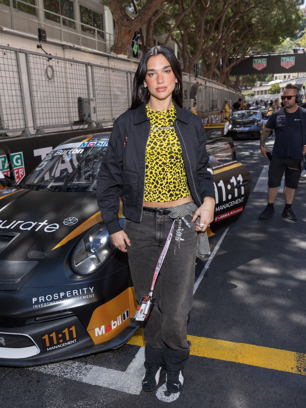 celebrities at f1 grand prix of monaco