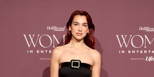 dua lipa at the hollywood reporter's women in entertainment gala