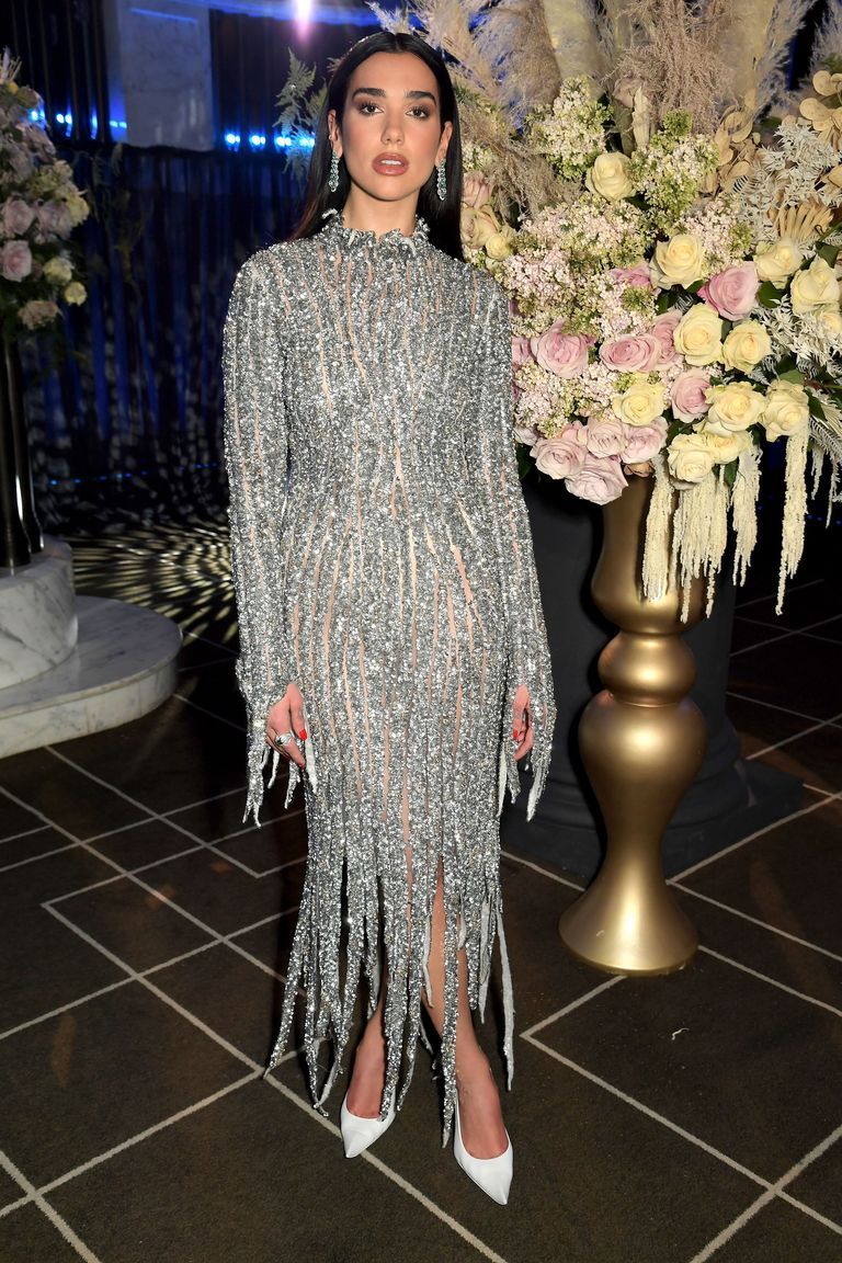 Kim Kardashian Stuns In Black Sequin Gown At Balenciaga Party