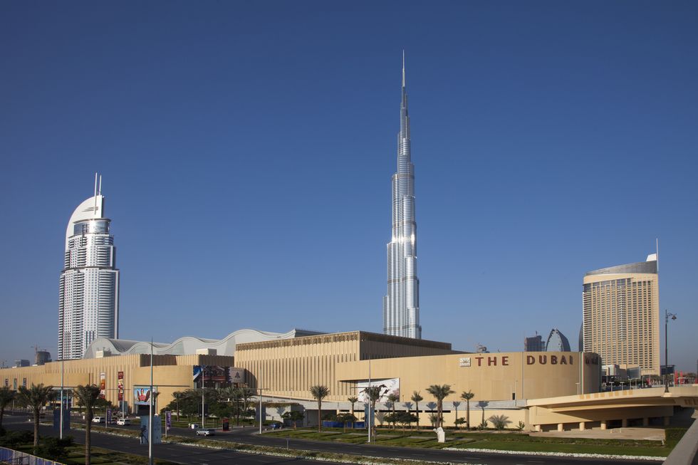 dubai mall and burj khalifa tower