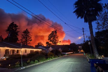 los angeles fires, pacific palisades fire, will rogers park