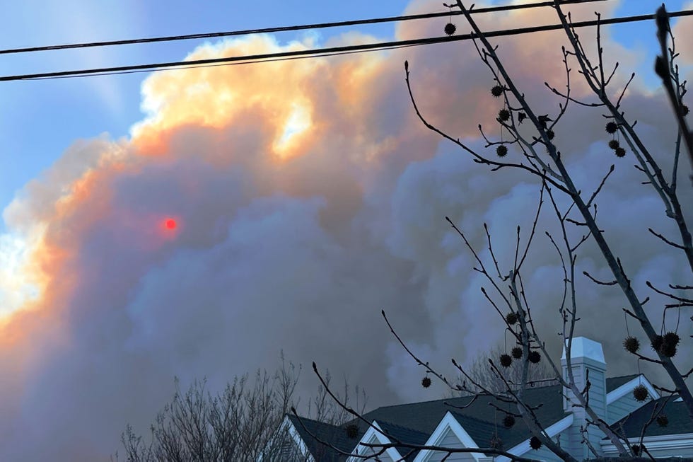 los angeles fires, pacific palisades fire, will rogers park