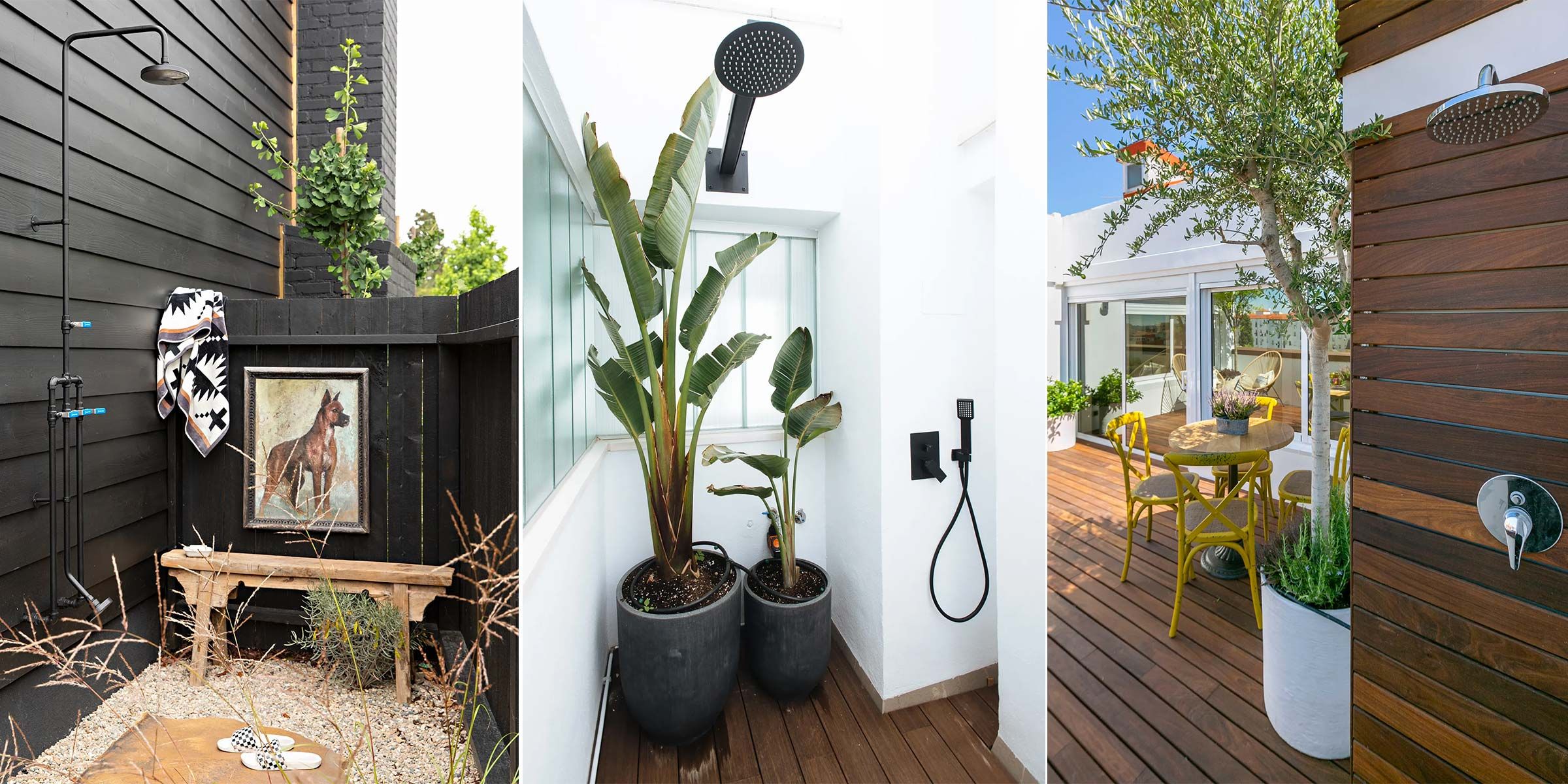 Cómo elegir duchas de exterior perfectas para tu terraza o jardín