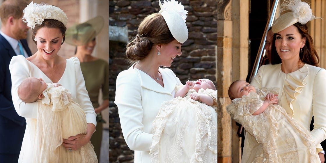 Kate Middleton's Alexander McQueen Dress at Prince Louis's Christening ...